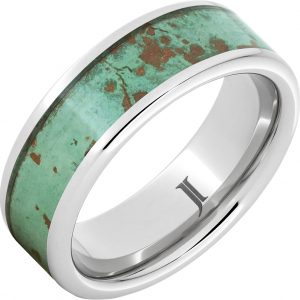 Serinium® Royal Copper™ Ring with Rustic Patina Inlay