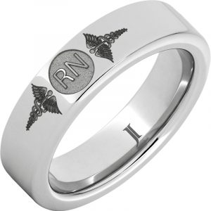 Serinium® Ring With Caduceus - Registered Nurse