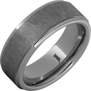 The Sentinel - Rugged Tungsten™ Hand Textured Ring