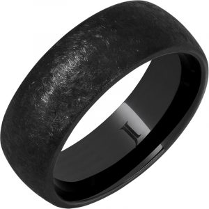 The Nightwatch - Black Diamond Ceramic™ Hand Textured Ring