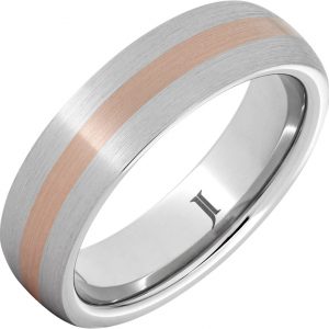 Serinium® 14K Rose Gold Inlay Ring