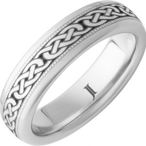 Serinium® Ring with Celtic Knot Pattern