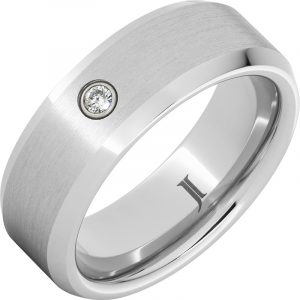 Monody - Serinium® Diamond Beveled Ring