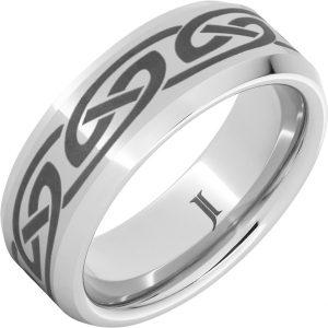 Serinium® Ring with Celtic Knot Pattern