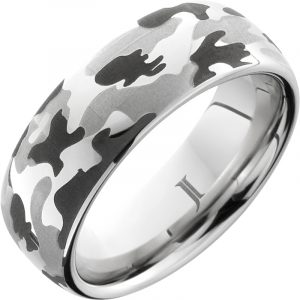 The Hunter - Serinium® Camo Engraved Ring