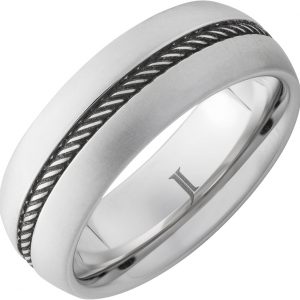 Roundup - Serinium® Rope Engraved Ring