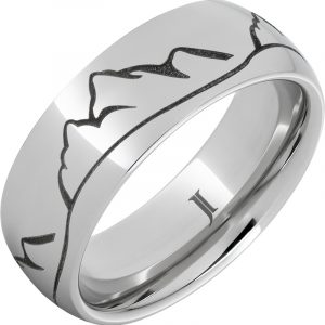 Serinium® Mountain Scene Ring