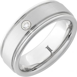 Serinium® Diamond Ring with Satin Finish