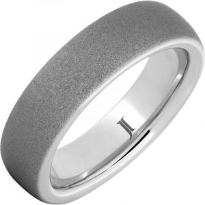 Serinium® Men's Sandblast Finish Ring