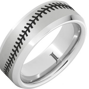 National Pastime Collection™ Serinium® Beveled Baseball Ring